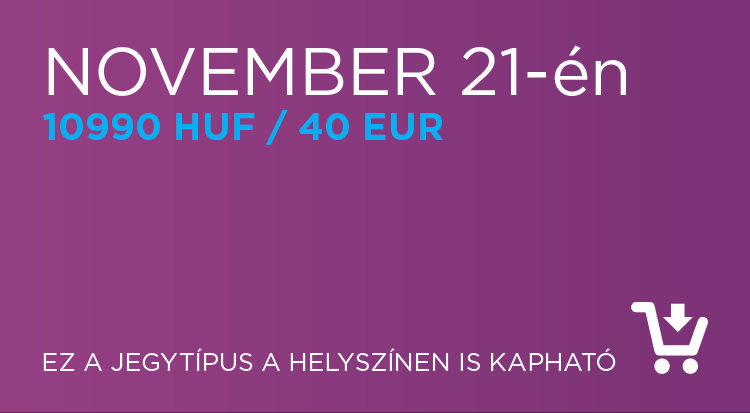november 21-én: 10990 HUF / 40 EUR